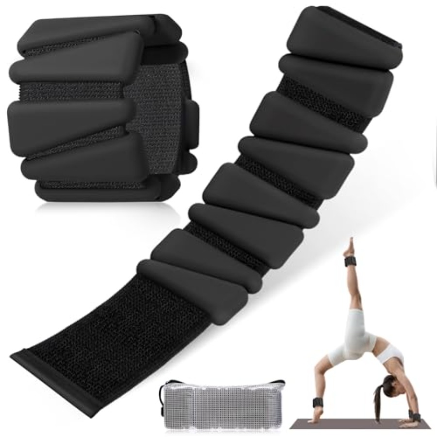 Home Gym Pilates - Adjustable Silicone Wrist Ankle Weights Set