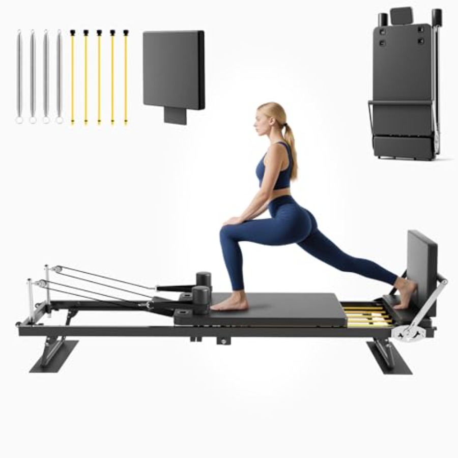 Home Gym Pilates - Foldable Pilates Reformer Machine 91 with