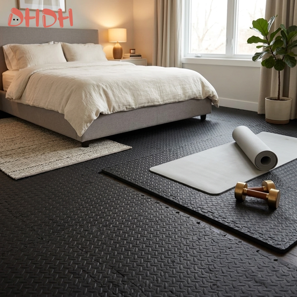 Home Gym Rental - Premium 60x60CM EVA Leaf Grain Floor