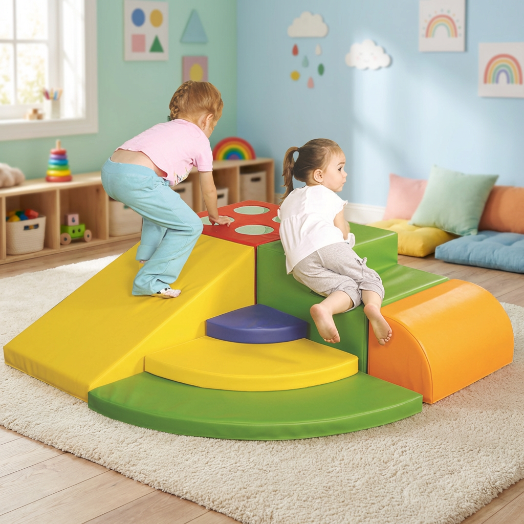 Home Gym For Toddlers - Customized Indoor Soft Play Set for