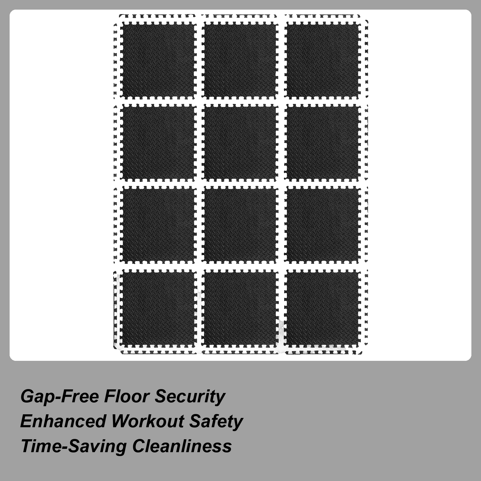 Home Gym For Toddlers - Gym Floor Mats Interlocking Padding Puzzle