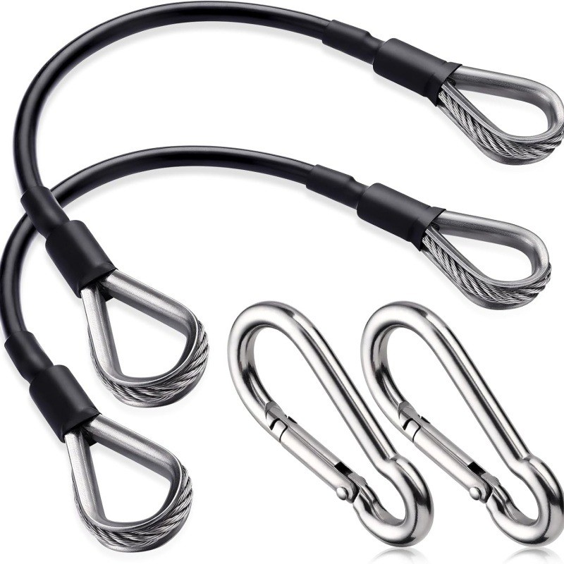 Home Gym Gear - 1/2Pcs 25cm Gym Cable Extension Compatible
