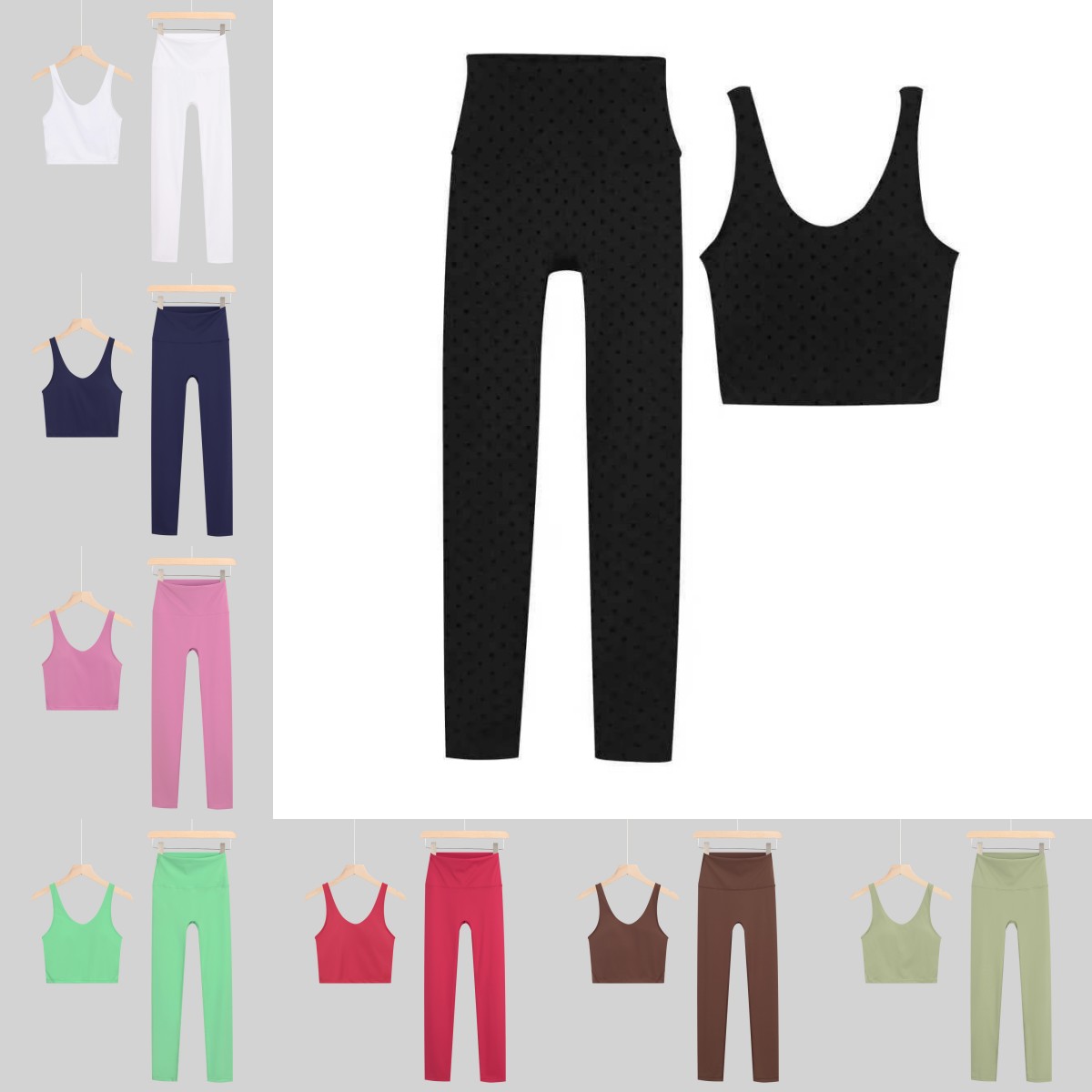 Home Gym Pilates - Designer Women Yoga Set U-shaped Bra