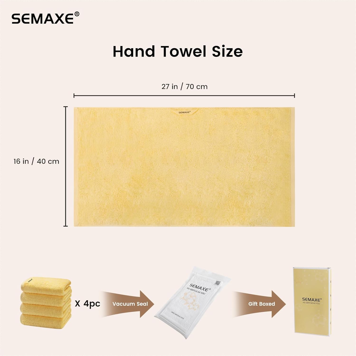 SEMAXE 40*70cm 125g Hand Towel - Home Gym Outfit recensie en prijs