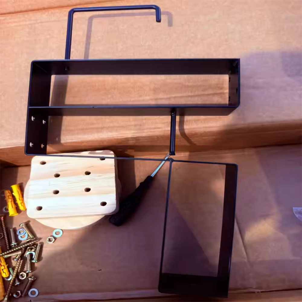Wood Motorcycle Helmet Holder  - Home Gym Gear recensie en prijs