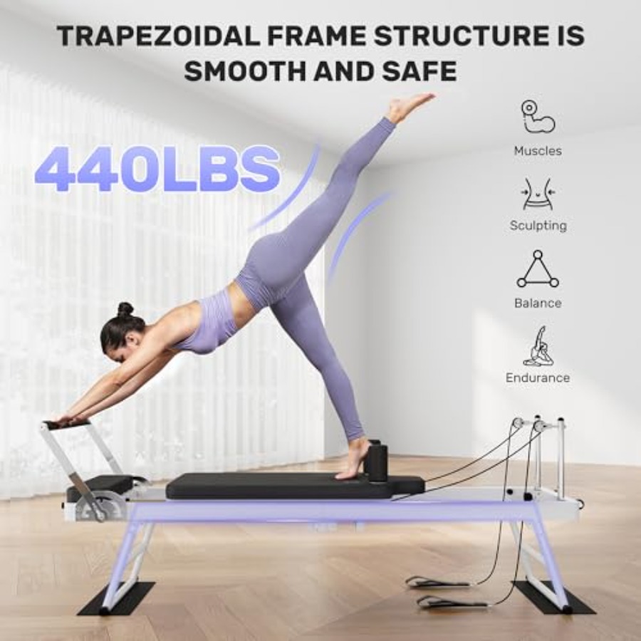 Foldable Pilates Reformer Mach - Home Gym Pilates recensie en prijs
