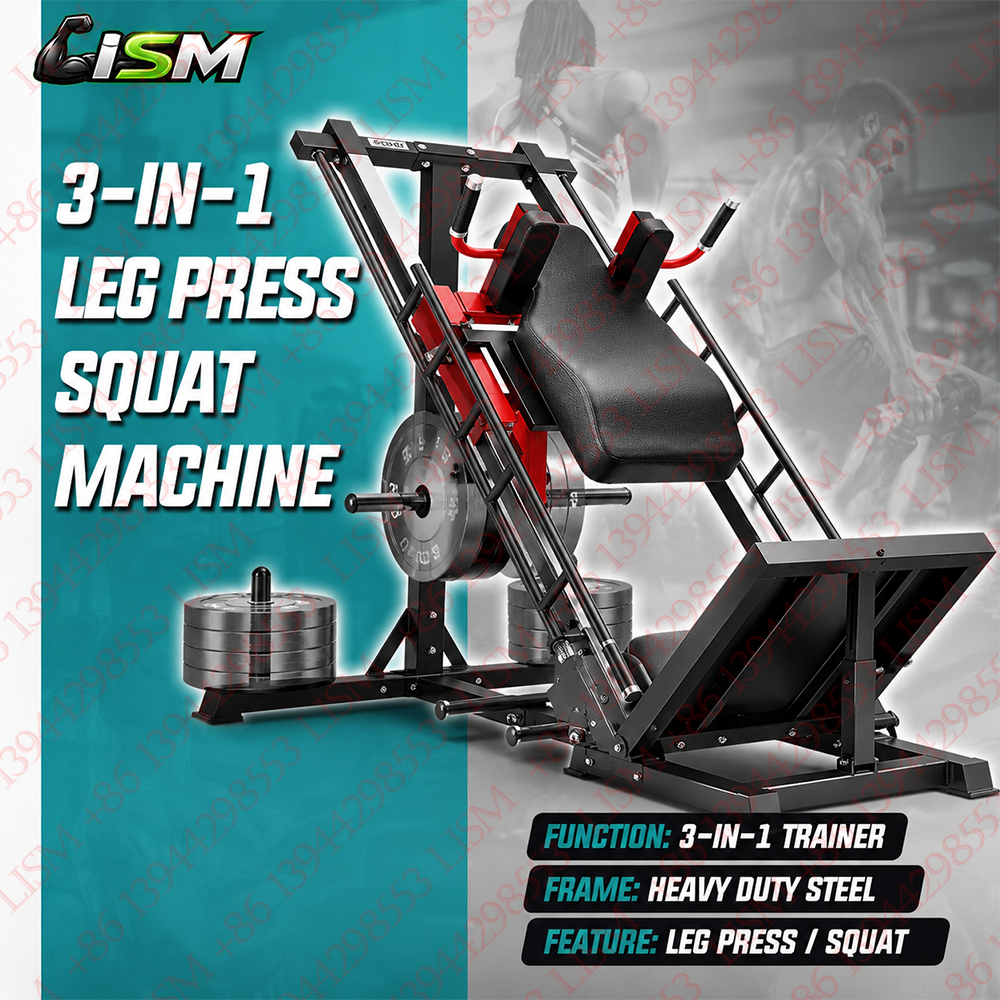 3-in-1 Leg Press Hack Squat Ma - Home Gym Quad Exercises recensie en prijs