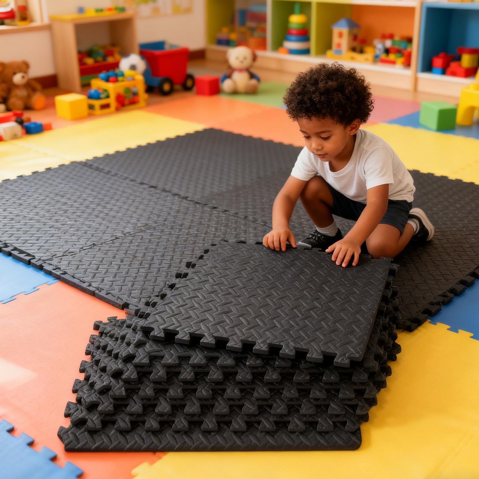 Gym Tiles 12 Pieces Interlocki - Home Gym For Toddlers recensie en prijs