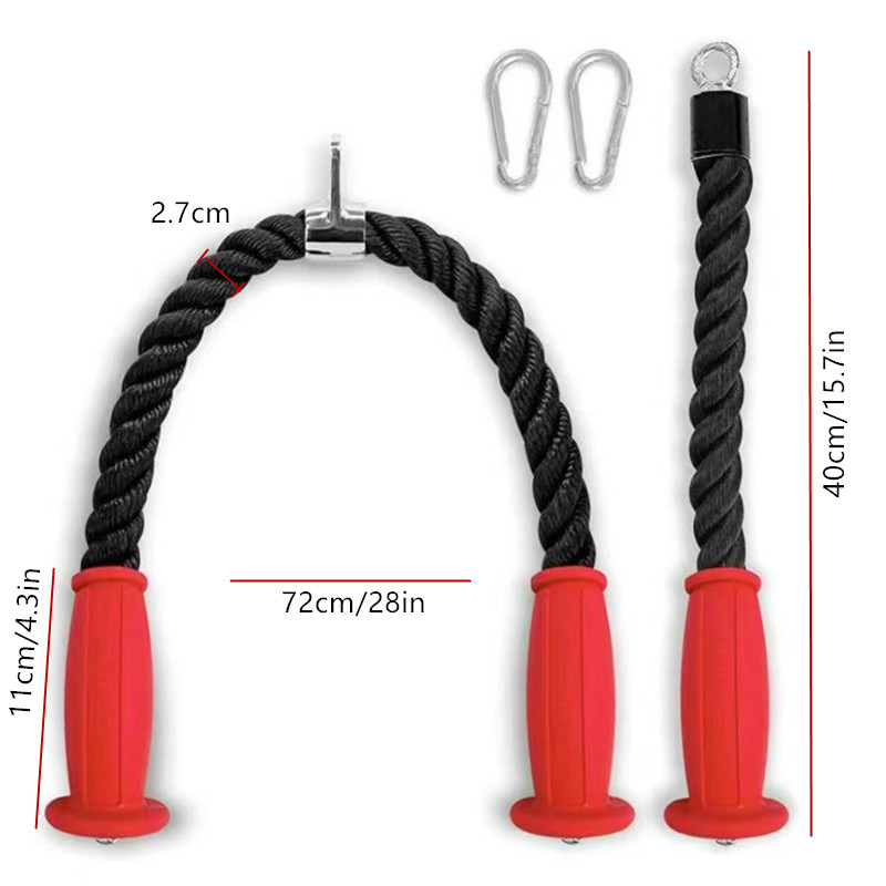 Ergonomic Tricep Ropes Non-Sli - Home Gym Gear recensie en prijs