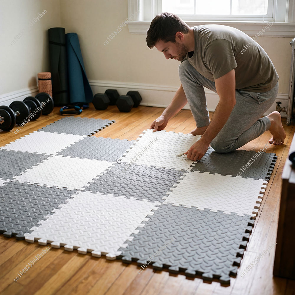 60x60CM EVA Leaf Grain Floor B - Home Gym Rental recensie en prijs