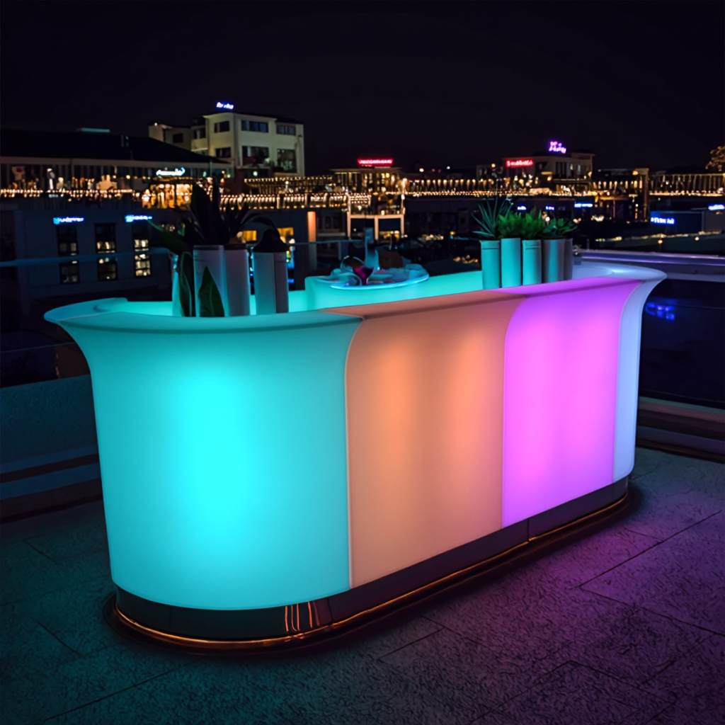 Portable LED Lighted Bar Count - Home Gym Rental recensie en prijs