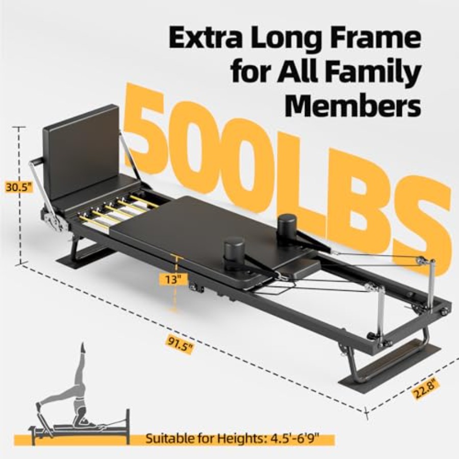 Foldable Pilates Reformer Mach - Home Gym Pilates recensie en prijs