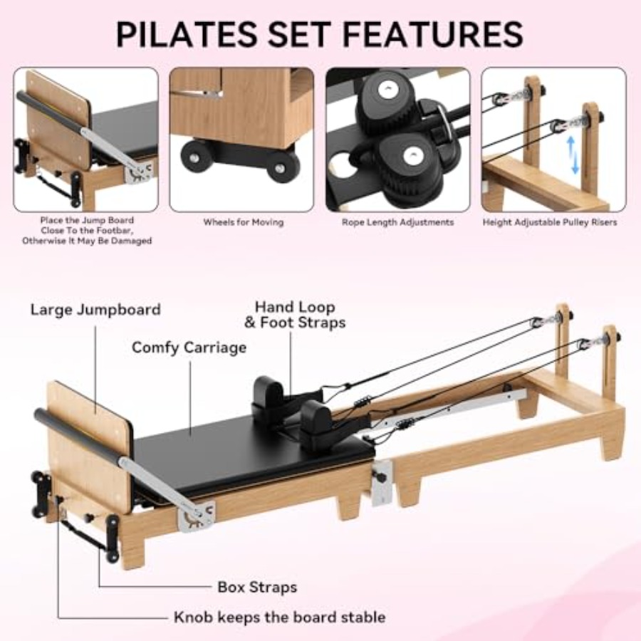 Foldable Pilates Reformer Mach - Home Gym Pilates recensie en prijs