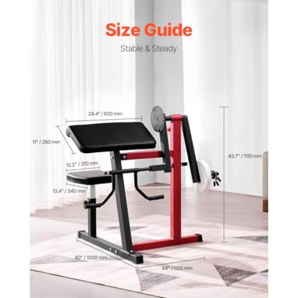 2-in-1 Preacher Curl Machine S - Home Gym Training Program recensie en prijs