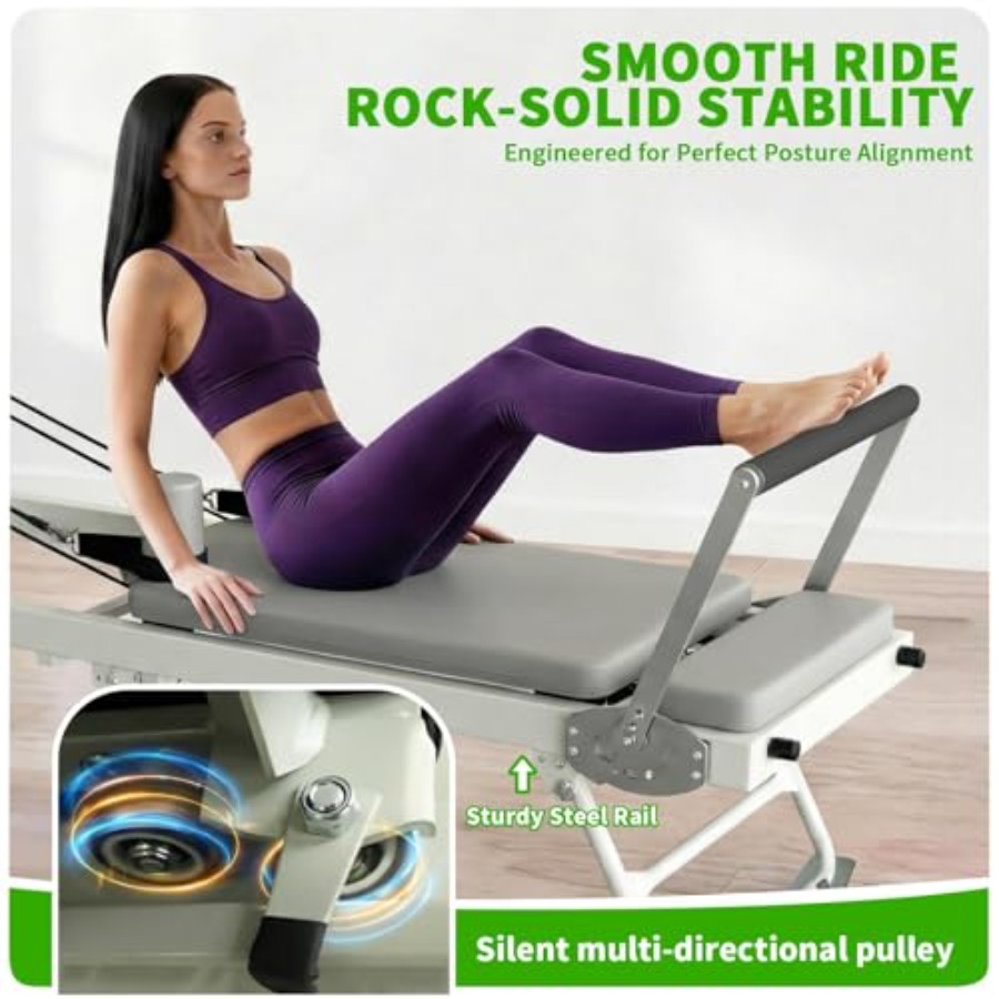 Foldable Pilates Reformer Mach - Home Gym Pilates recensie en prijs