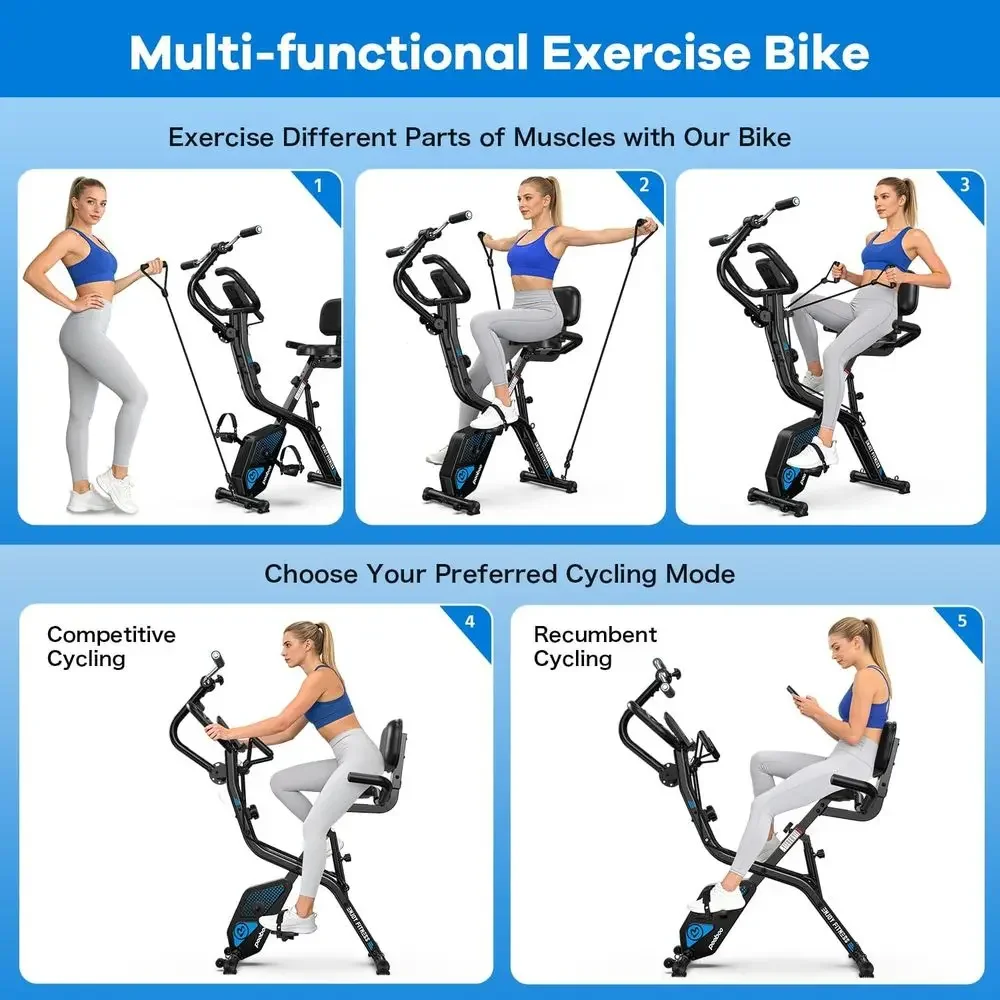 Upright Stationary Bike with 8 - Home Gym Bike recensie en prijs