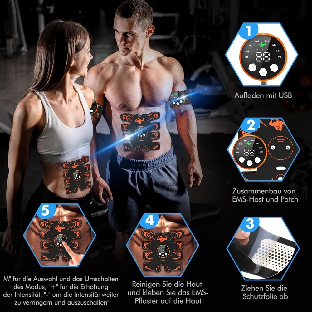 Portable EMS Abdominal Trainer - Home Gym Gear recensie en prijs
