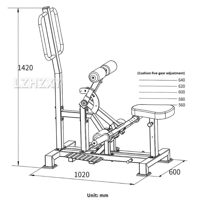 Hip trainer Squatting apparatu - Home Gym Gear recensie en prijs