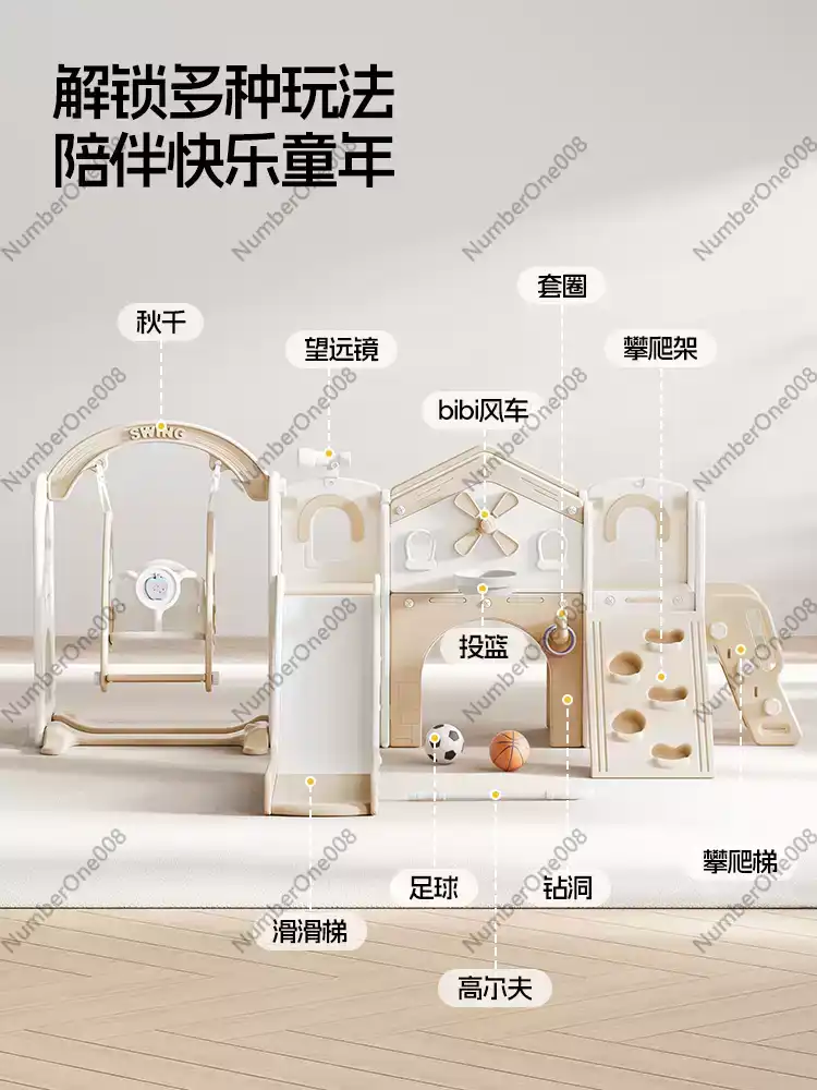 Indoor 2-in-1 Slide Swing Set  - Home Gym For Toddlers recensie en prijs
