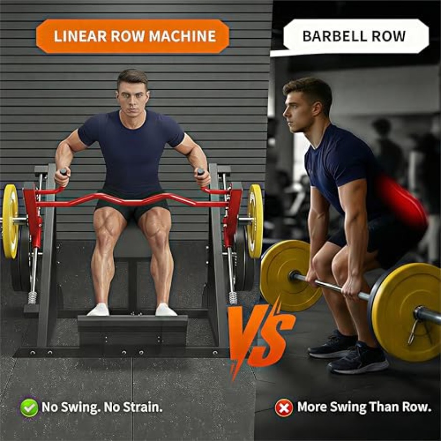 Plate-Loaded Smith Row Machine - Home Gym Rowing Machine recensie en prijs