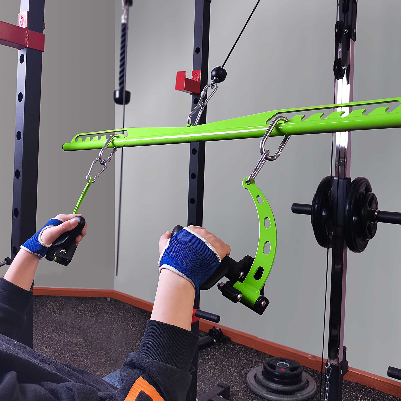 Adjustable Lat Pull down Bar,  - Home Gym Rowing Machine recensie en prijs