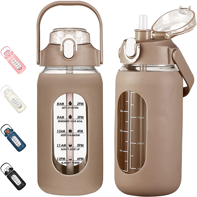 1000ML Glass Water Bottles Wit - Kettler Home Gym recensie en prijs